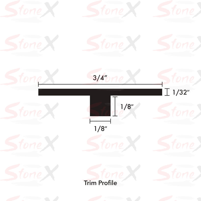 T-Shape Trim Sample